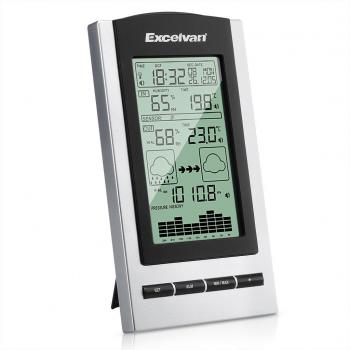 WeatherHub Excelvan Argento con Previsioni