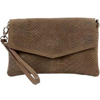 Schlangenaccessoire Taupe Braun