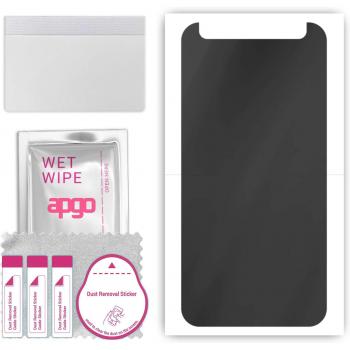 Apgo Weiche TPU-Bildschirmhülle mit Privatsphäre aus Hydrogel für LG X Power 3