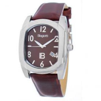 LB0030M-04 Klocka för Män med Äkta Läderarmband