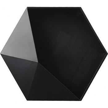 Étagère décorative hexagonale pour salon