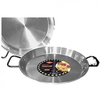 PAELLERA VALENCIANA INDUCCION PULIDA 34CM