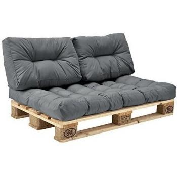 Euro‑Sofá Cuscini Set 3: Seduta e Schienale – Grigio Lume