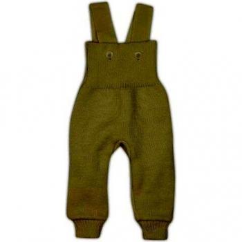 Disana Strick-Trägerhose Wolle natur, Größe 50/56