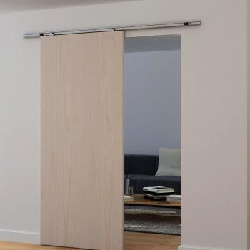 HOMCOM Modern Barn Door Track Kit 6FT