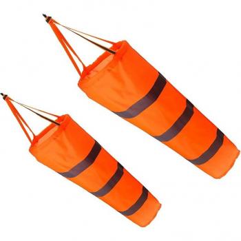 Set de bolsas de calcetín para medir viento, 30 pulgadas, 2 piezas, con cinturón reflectante