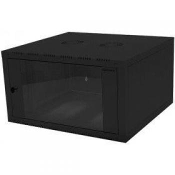 Wall-Mounted LogiLink W09E66B Black Rack Cabinet