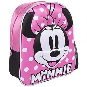 Mochila Infantil 3d Minnie Rosa