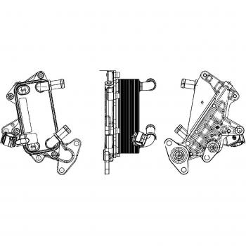 BEHR HELLA SERVICE 8MO 376 725-311 Radiator for Oil, Automatic Transmission