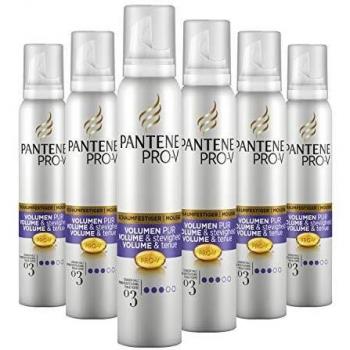 Pantene Pro-V Volumen Pur Styling-Schaum, 6er Pack