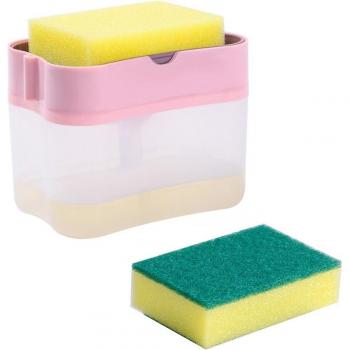 Sponge Holder with Detergent Dispenser