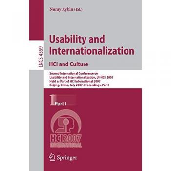 Usability and Internationalization. HCI and Culture, Fachbücher von Nuray Aykin