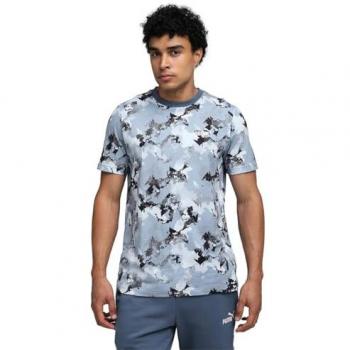 Puma Camouflage T‑shirt Uomo XL Blu Essential