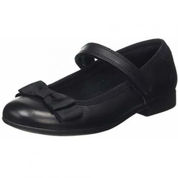 Clarks Scala Tap K, Ballerines, Fille, Noir, 35 EU