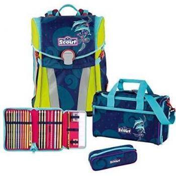 Scout Sunny Schulrucksack‑Komplettsatz (4 Stück) – Florida Version