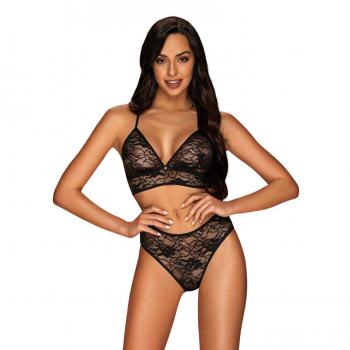 Kokietta Damen Unterwäsche Set Schwarz L