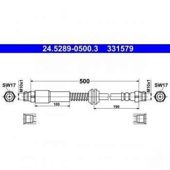 Durite flexible ATE 24.5289-0500.3