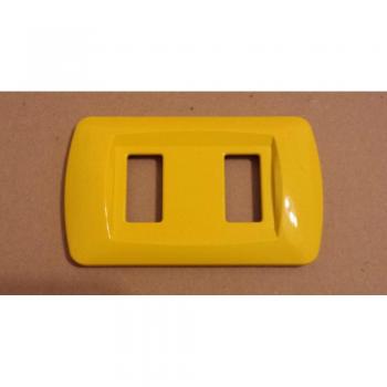 Placchette ABS per placca copriprese gialla, 4 fori – Serie Magic Bticino