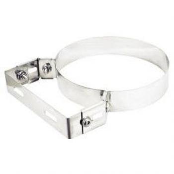 Collare per tubo inox 15 cm regolabile