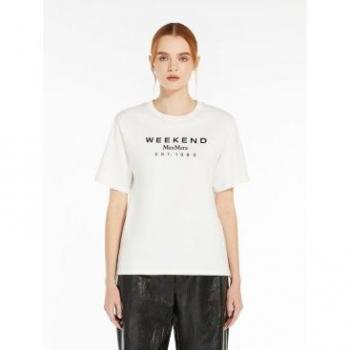 Max Mara Weekend Camiseta Blanca 2515971041600 S