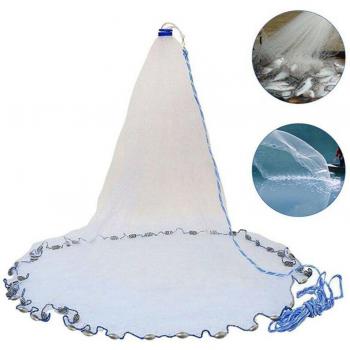 Small Mesh Cast Net 2.4/3/3.6M Nylon Monofilament