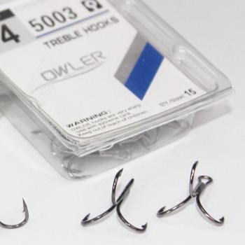 15 crochets triples en acier carbone noir nickel