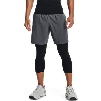 Short Gris Under Armour Graphique Tissé Polyester 100 %
