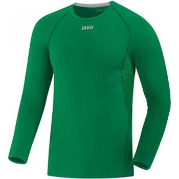 Jako Compression 2.0 Langarmshirt grün XS unisex