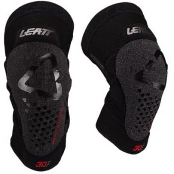Leatt Motorrad-Knieschutz 3DF 5.0 Evo FastFit, Schwarz