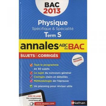 ANNALES BAC 2013 PHISYQUE S SP