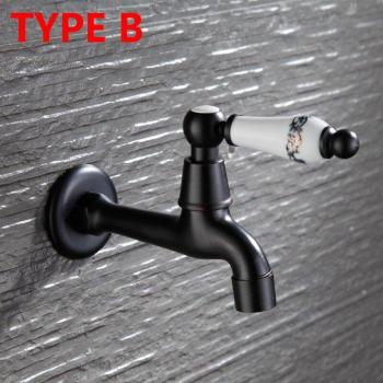 Brass Patina Luxury Bathroom Faucet with Single Handle