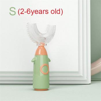 Brosse à dents 360° en forme de U, soins pour bébés