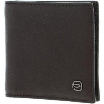 Piquadro Brown Leather Cardholder with Dollar Clip