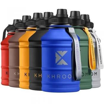 Gourde isotherme 2,2 L avec double paroi pour les activités outdoor sans BPA ni DEHP