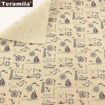 Algodón Terra-Ancla Beige Textil