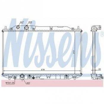 Nissens 68141 Sistema de Refrigeración