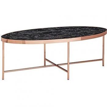 Design Couchtisch Marmor Optik Schwarz