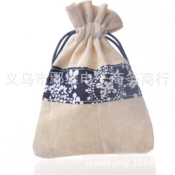 10pcs Drawstring Cotton Bags for Small Objects
