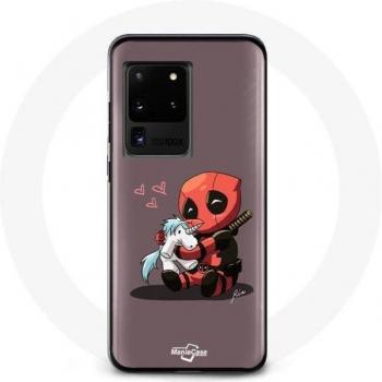 Coque Samsung Galaxy S20 Ultra Licorne & Deadpool