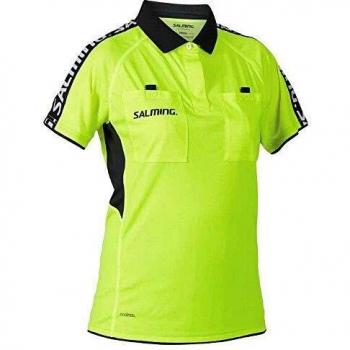 Salming Women's Yellow Referee Polo (S, Short Sleeve)