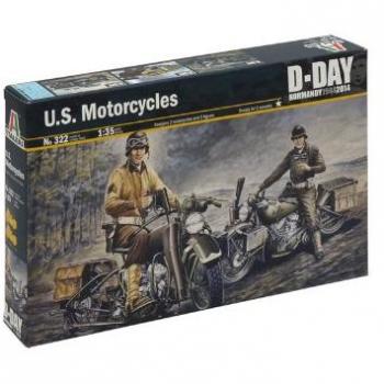 Modelo a Escala 1:35 de Motocicletas Harley Davidson para Figuras de Acción