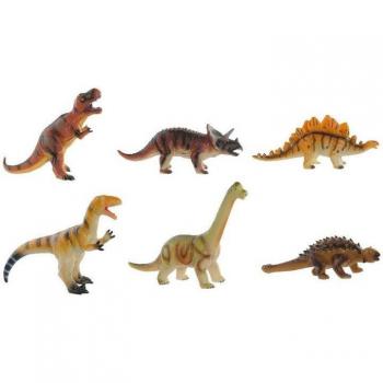 Figurines Souples Dinosaure DKD Home Decor (6 unités)