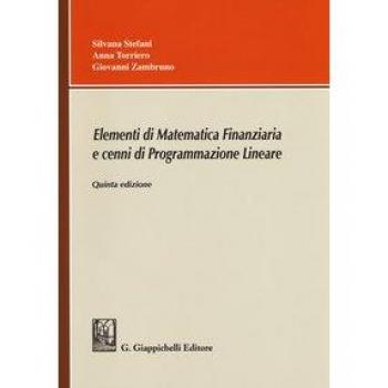 Elementi di matematica finanziaria e cenni di programmazione lineare