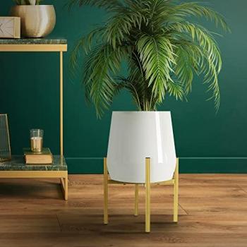 Soporte Robusto ML‑Design – Maceta Dorada, Pie 30 cm, Tamaño 21‑30 cm
