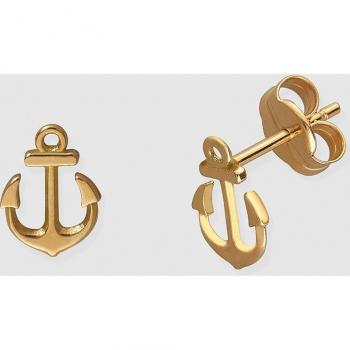 Brillo Ancla Gold – Pendientes de moda