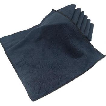 Set de 10 Toallas Negras de Microfibra para Cuidado de Coche
