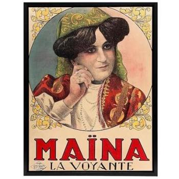 Artery8 Galice 1930 Maina Seer Voyante Wall Decor Canvas – 24W × 32H