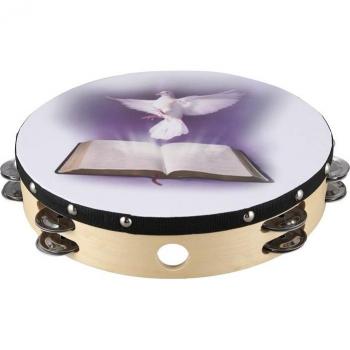 Wooden Tambourine for Bible Music