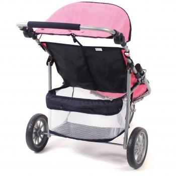 Poussette Marine-Rose Duo 2000