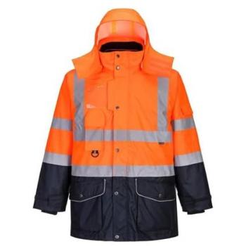 Parka de Seguridad Bicolor 7 en 1